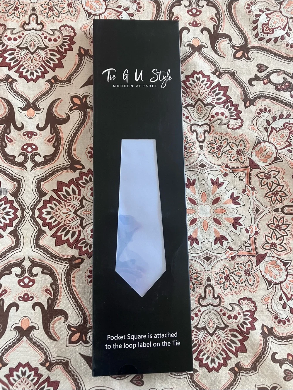 Tie G U Style light blue